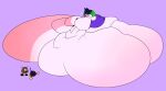 2021 absurd_res ambiguous_gender amethyst_(gem) anthro armless belly belly_expansion belly_rolls big_belly big_butt black_body black_boots black_clothing black_eyes black_feet black_footwear black_hair black_handwear black_mittens blush bob-omb boots breath brown_body brown_skin butt chubby_cheeks clothed clothed_anthro clothed_female clothing colored confusion crossover digital_drawing_(artwork) digital_media_(artwork) double_chin ear_piercing edge_(mario_plus_rabbids) empty_eyes english_description expansion extreme_size_difference eyebrows eyelashes fat_arms fat_legs featureless_feet feet female female_anthro feral footwear frown frowning_at_another fur gem goomba green_eyebrows green_hair group hair handwear hi_res huge_belly huge_butt huge_thighs hyper hyper_belly hyper_butt hyper_thighs immobile lagomorph larger_anthro larger_female light lighting long_eyebrows looking_at_another looking_down looking_down_at_another mammal mario_bros mario_plus_rabbids_sparks_of_hope mitten_hands mittens morbidly_obese morbidly_obese_anthro morbidly_obese_female mouthless multicolored_body multicolored_hair nintendo no_pupils noseless obese obese_anthro obese_female octoguy on_one_leg open_frown open_mouth overweight overweight_anthro overweight_female pantsless_anthro pantsless_female piercing pink_body pink_inner_ear pink_skin purple_background purple_clothing purple_ear_piercing purple_shirt purple_tank_top purple_topwear rabbid raving_rabbids rayman_(series) red_eyes red_sclera sharp_teeth shirt shoes short_hair simple_background sitting size_difference smaller_ambiguous spiky_hair standing tank_top teeth thick_eyebrows thick_thighs topwear trio tusks two_tone_body two_tone_hair ubisoft waddling_head weight_gain white_body white_fur