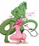 2_horns anthro anthro_penetrating anthro_penetrating_humanoid breasts carrie_(giidenuts) demon demon_humanoid duo eyes_closed face_fucking female female_humanoid female_on_anthro female_penetrated freckled_shoulders freckles frill_(anatomy) giidenuts green_body green_scales hair head_crest head_frill hi_res horn horn_grab human humanoid humanoid_on_anthro humanoid_penetrated interspecies irrumatio lizard long_tail male male/female male_anthro male_penetrating male_penetrating_female male_penetrating_humanoid mammal oral penetration penile penis_in_mouth pink_body pink_hair pink_skin reptile riley_(giidenuts) scales scalie sex small_breasts spade_tail tail thick_tail