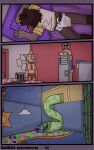 absurd_res ageplay animatronic ball_pit bed bewskyss bodily_fluids canid canine canis clothed clothing cloud comfy comic daycare diaper five_nights_at_freddy&#039;s five_nights_at_freddy&#039;s:_security_breach furniture genital_fluids hi_res infantilism locker machine male mammal object_in_mouth pacifier pacifier_in_mouth plushie red_pacifier robot roleplay scottgames slide star steel_wool_studios unclean_diaper urine used_diaper wearing_diaper wet_diaper