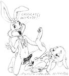  asthexiancal cadbury cadbury_caramel_bunny mascots nesquik quick_the_rabbit 