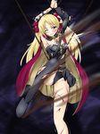  1girl bdsm blonde_hair clenched_teeth pain red_eyes tears torn_clothes torture twintails whip_marks whipping wince 