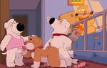  anal anal_beads anal_penetration balls brian_griffin canine collar dog ear_piercing eroborus family_guy jasper_(family_guy) male male/male mammal new_brian oral penetration penis piercing plushie plushophilia rupert_(family_guy) sex_toy teddy_bear 