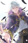  cape fire_emblem fire_emblem:_kakusei fire_emblem_heroes hood looking_at_viewer male_focus male_my_unit_(fire_emblem:_kakusei) my_unit_(fire_emblem:_kakusei) protected_link s_upernova smile solo white_hair 
