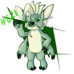  &gt;:( 2017 3_toes 4_arms 4_fingers alien alpha_channel black_claws chest_tuft chopsuey claws digital_media_(artwork) disney experiment_(species) fangs fur geekwayne green_eyes green_fur lilo_and_stitch mohawk multi_arm multi_limb sharp_claws simple_background standing toes transparent_background tuft 