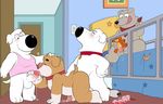  anal anal_beads anal_penetration balls brian_griffin canine collar dog ear_piercing eroborus family_guy jasper_(family_guy) male male/male mammal new_brian oral penetration penis piercing plushie plushophilia rupert_(family_guy) sex_toy teddy_bear 