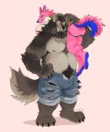 2024 absurd_res alebrije andy_fangerson animate_inanimate anthro arm_scar artist_name belly big_butt bottomwear brown_body brown_fur bruno_(rossciaco) butt canid canine canis canon_x_oc carrying_another claws clothed clothing collar denim denim_bottomwear denim_clothing digital_media_(artwork) duo emanata epic_games facial_scar fangs feet fluffy fortnite fur hi_res humanoid_feet its_stardog jacket jeans jockstrap leg_scar letterman_jacket living_pinata looking_at_another looking_back looking_back_at_another male male/male mammal mythological_canine mythological_creature mythology narrowed_eyes navel nipples pants pecs pinata pink_body pink_fur plantigrade pubes red_eyes ruff scar shoulder_carry signature tail tan_body tan_fur teeth text toe_claws topless topwear torn_bottomwear torn_clothing torn_jeans torn_pants unbuttoned unbuttoned_pants underwear werecanid werecanine werecreature werewolf wolf yellow_eyes