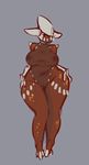  anthro big_breasts breasts clothing female heatran inverted_nipples legendary_pok&eacute;mon liveforthefunk nintendo nipples pok&eacute;mon sheer_clothing solo translucent transparent_clothing video_games wide_hips 