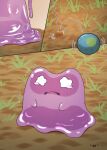 comic darrow0 ditto_(pokemon) english_text forest generation_1_pokemon hi_res kuro_(darrow) male nintendo plant pokemon pokemon_(species) speech_bubble text tree