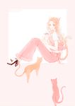  animal_ears heels moss_(2225028) neko nekomimi tail 