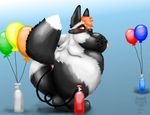  alpha_bane alphabane anus balloon butt cadence canine female fox helium inflation mammal nipples overweight 