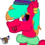  ace_(laz) alpha_channel equine hair hat horse laz_(artist) mammal multicolored_hair piercing scarf simple_background smile tongue translucent transparent_background wings 