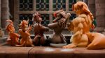 3d_(artwork) anthro big_breasts bird_dog blender_(artwork) blender_cycles blonde_hair borzoi breasts brown_body brown_fur brown_hair butt canid canine canis digital_media_(artwork) dobermann dog_knight_rpg domestic_dog female food fur golden_retriever group hair herding_dog hi_res hot_dog hot_spring huge_breasts hunting_dog jeane_(ceehaz) looking_at_viewer maci_(ceehaz) mammal muscular muscular_female nix_(ceehaz) nude orange_body orange_fur orinette_(ceehaz) pastoral_dog peace_symbol pinscher pomeranian question_mark retriever rory_(ceehaz) shadedance sighthound smile spitz tan_body tan_fur water welsh_corgi white_body white_fur