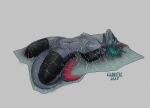 abuse asphyxiation bag bead bound breasts clothing corpse dead_eyes female fish genitals hi_res legwear lil_beetle marine plastic plastic_bag pussy shark snuff solo stockings