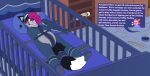 absurd_res amphibian anthro asylum axolotl bdsm blahaj blush bondage bound crib diaper felid feline female gag hi_res hitachi_magic_wand ikea mammal marine mole_salamander moopleplush pacifier pacifier_gag prisoner salamander segufix sex_toy solo text vibrator wand_vibrator