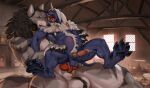 2025 abdominal_bulge accessory anal anal_penetration animal_genitalia animal_penis anthro anthro_on_anthro anthro_penetrated anthro_penetrating anthro_penetrating_anthro balls big_balls big_penis biped bite black_hair black_pawpads blue_body blue_fur bodily_fluids body_hair canid canine canine_genitalia canine_penis claws cock_ring cum cum_in_ass cum_inside cumshot detailed_background digital_media_(artwork) digitigrade ejaculation erection felid final_fantasy fur furgonomics furry-specific_piercing genital_fluids genital_piercing genitals grey_body grey_fur hair happy_trail horn horn_accessory horn_jewelry horn_ring humanoid_genitalia humanoid_penis hybrid_genitalia hybrid_penis inside interspecies jewelry knot larger_male male male/male male_anthro male_penetrated male_penetrating male_penetrating_male mammal mjodvitnir multicolored_body multicolored_fur mythological_canine mythological_creature mythology nude_anthro nude_male open_mouth pawpads paws penetration penile penile_penetration penis penis_accessory penis_in_ass penis_jewelry piercing red_eyes red_penis ring_(jewelry) ring_piercing ronso sex sheath sheath_piercing sheath_ring sheathed_humanoid_penis shoulder_bite size_difference smaller_male smaller_penetrated square_enix toe_claws tongue tongue_out werecanid werecanine werecreature werewolf white_body white_fur white_hair zephyxus