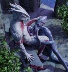 3d_(artwork) anthro anthro_on_anthro anthro_penetrated anthro_penetrating anthro_penetrating_anthro baldur&#039;s_gate baldur&#039;s_gate_3 beepyromancer cheek_spikes claws digital_media_(artwork) dragonborn_(dnd) dungeons_and_dragons duo erection eye_contact face_tentacles facial_spikes fellatio genitals hand_on_head hand_on_leg hand_on_thigh hasbro hi_res horn interspecies larian_studios looking_at_another male male/male mind_flayer muscular muscular_anthro muscular_male night nude oral oral_penetration outside penetration penile penis plant purple_body purple_eyes purple_penis purple_skin reclining red_body red_eyes red_scales scales scalie sex shrub sitting sky spiked_tail spikes spikes_(anatomy) star starry_sky tail teeth tentacle_on_chest tentacle_on_leg tentacle_on_penis tentacles teratophilia the_dark_urge_(baldur&#039;s_gate) the_emperor_(baldur&#039;s_gate) white_body white_scales wizards_of_the_coast