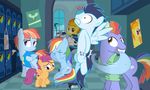  2017 bow_hothoof_(mlp) dm29 equine female friendship_is_magic horn male mammal my_little_pony pegasus rainbow_dash_(mlp) scootaloo_(mlp) shining_armor_(mlp) soarin_(mlp) spitfire_(mlp) unicorn windy_whistles_(mlp) wings wonderbolts_(mlp) 