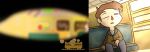 2019 4_fingers animal_crossing animated bench bent_legs blue_clothing blue_shirt blue_topwear bottomwear brown_clothing brown_eyes brown_hair brown_jacket brown_topwear clothed clothed_human clothed_male clothing colored cookieboy011 day digital_drawing_(artwork) digital_media_(artwork) fingers first_person_view fully_clothed fully_clothed_human fully_clothed_male grey_bottomwear grey_clothing grey_pants hair human human_only inside inside_train jacket light lighting male male_human mammal multiple_scenes nintendo not_furry on_bench one_eye_closed open_mouth pants red_nose red_tongue shaded shirt short_hair sitting sitting_on_bench solo sunlight tan_body tan_skin thin_eyebrows tongue topwear train vehicle villager_(animal_crossing) waking_up window