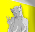  angel anjogatobr big_breasts breasts cat drawing feline female furaffinity hair invalid_color invalid_tag mammal mericella mother parent photo studio white_hair 