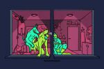 anal anal_penetration anthro artist_name ashtray biped breasts breath cactus canid canine canis clothing dildo domestic_dog door dress female flaccid footwear genitals green_body group hand_on_shoulder kinkykikker lamp looking_pleasured male male/male male_penetrated male_penetrating male_penetrating_male mammal masturbation nude penetration penile penile_penetration penis penis_in_ass plant poster_(object) restricted_palette sex sex_toy sharp_teeth smile socks teeth text trio window window_sill