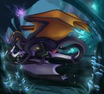 2019 4_toes absurd_res anal anal_penetration anus arm_markings arms_around_neck artist_name back_wings bent_legs cave claws countershade_face countershade_neck countershade_tail countershade_torso countershading curling_toes dated detailed_background digital_media_(artwork) dragon duo ear_frill endermoonfur entwined_tails erection european_mythology eyes_closed feather_tuft feathers feet feral feral_on_feral feral_penetrated feral_penetrating feral_penetrating_feral foot_on_wing frill_(anatomy) from_front_position genitals green_mane green_penis grey_body grey_countershading grey_horn grey_markings grey_membrane grey_scales head_crest head_frill head_horn hi_res holding_neck horn intraspecies lying male male/male male_feral male_on_bottom male_on_top male_penetrated male_penetrating male_penetrating_male mane markings membrane_(anatomy) membranous_wings multi_ear mutual_penetration mythological_creature mythological_scalie mythology on_back on_bottom on_top orange_frill orange_membrane penetration penile penile_penetration penis penis_in_ass ridged_horn ridged_penis sage_(very_confused_dragon) scales scalie sex shoulder_markings spiked_tail spikes spikes_(anatomy) spread_wings tail tail_coil tail_fetish tail_in_ass tail_insertion tail_play text toe_claws toes tuft ventral_scales western_dragon white_body white_claws white_countershading white_horn white_markings wing_claws wing_markings winged_dragon wings zackmar