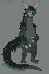 1_eye 3_toes 4_fingers 6_ears absurd_res accessory alien animal_genitalia animal_penis anthro armpit_hair artist_name back_mane balls bangs big_balls big_claws big_hands big_penis black_hair black_mane black_sclera body_hair claws countershade_feet countershade_hands countershade_torso countershading crystal digital_drawing_(artwork) digital_media_(artwork) emionix emo_haircut equine_genitalia equine_penis equine_penis_with_foreskin featureless_chest feet finger_claws fingers flaccid flat_colors foreskin front_view genitals green_eyes green_hair green_mane grey_balls grey_body grey_claws grey_countershading grey_markings grey_penis grey_sheath hair half-closed_eyes hand_on_belly hi_res huge_balls huge_penis humanoid_genitalia humanoid_penis hybrid_genitalia hybrid_penis jewelry kesri_(emx) lidded_eyes long_foreskin long_neck long_tail looking_at_viewer male male_anthro mane markings medial_ring medial_ringed_humanoid_penis medial_ringed_hybrid_penis mottled mottled_body mouthless multi_ear multicolored_hair multicolored_mane narrowed_eyes necklace nonbinary_(lore) nude nude_anthro nude_male omnilurkerbeast omnitope overweight overweight_anthro overweight_male pendant penis plantigrade scutes semi-anthro sheath smooth_foreskin solo standing star_polygon tail tail_mane text thick_neck thick_penis thick_tail three-quarter_view toe_claws toes toony two_tone_hair two_tone_mane unretracted_foreskin unusual_ears