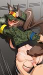  1boy 1girl absurdres animal_ear_fluff animal_ears anus ass baseball_cap breasts brown_hair callisto_(greyeth) commission cum cum_in_ass cum_on_ass cum_on_body cumdrip erection ett grabbing_another&#039;s_arm grabbing_another&#039;s_ass green_hat green_jacket groping hair_between_eyes hat hetero highres hood hood_down hooded_jacket jacket large_breasts long_hair long_sleeves looking_at_viewer looking_back multicolored_hair open_mouth original penis pussy second-party_source sex sex_from_behind smile solo_focus standing standing_sex streaked_hair tail uncensored vaginal white_hair wolf_ears wolf_girl wolf_tail yellow_eyes 