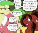 begging broken_horn buffalo chaos_star cloven_hooves dialogue earth_pony equid equine hasbro hooves horn horse humor hybrid implied_watersports mammal my_little_pony mythological_creature mythological_equine mythology original_character penpad pony speech_bubble spring_green symbol trans_(lore) trans_woman_(lore) unicorn
