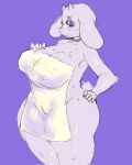 2023 2_horns anthro bedroom_eyes bell bell_collar bent_arm big_breasts big_ears big_eyes biped black_blush black_collar black_eyebrows black_eyes blush blush_lines boss_monster_(undertale) bovid breasts caprine cleavage clothed clothing collar colored_sketch curved_eyebrows digital_drawing_(artwork) digital_media_(artwork) eyebrows eyelashes eyeshadow female fingers floppy_ears fur glistening glistening_arms glistening_body glistening_breasts glistening_eyelids glistening_fur glistening_legs glistening_thighs goat half-closed_eyes hand_on_breast hand_on_hip hand_on_own_breast hand_on_own_hip hi_res horn iris kashink7 legs_together light_body light_fur looking_at_viewer lop_ears makeup mammal mature_anthro mature_female monotone_background monotone_body monotone_fur monotone_horn monotone_tail mouth_closed narrowed_eyes nipple_outline nude nude_anthro nude_female portrait pose purple_background purple_eyebrows purple_eyeshadow scut_tail seductive short_horn short_tail simple_background sketch small_horn smile smiling_at_viewer smirk smirking_at_viewer snout solo standing straight_legs tail thick_thighs thin_eyebrows three-quarter_portrait three-quarter_view toriel towel towel_only undertale undertale_(series) wet wet_body wet_fur white_body white_breasts white_ears white_fur white_horn white_tail white_towel wide_hipped_anthro wide_hipped_female wide_hips