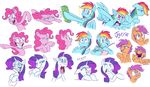  2017 expression female friendship_is_magic jowybean my_little_pony pinkie_pie_(mlp) rainbow_dash_(mlp) rarity_(mlp) scootaloo_(mlp) 