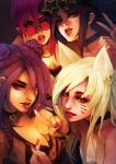  ahri akali animal_ears evelynn kai&#039;sa league_of_legends monori_rogue 