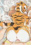  2017 5_fingers anthro anus black_fur blush butt daigaijin duo english_text feline female first_person_view fur hand_on_tail human human_on_anthro inside interspecies kung_fu_panda looking_at_viewer looking_back male male/female male_pov mammal master_tigress multicolored_fur nude on_top open_mouth orange_fur penetration penis pussy pussy_juice raised_tail red_eyes reverse_cowgirl_position sauna sex solo_focus speech_bubble steam striped_fur striped_tail stripes sweat tail_grab teeth text tiger tongue vaginal vaginal_penetration white_fur window yellow_sclera 
