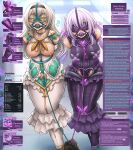  3girls absurdres armbinder arms_behind_back ball_gag ballet_boots bare_shoulders bdsm black_dress black_gloves black_hairband black_panties blindfold blush bondage bound bound_ankles bound_arms bound_legs bound_wrists breast_bondage breasts bride bug butterfly castorice_(honkai:_star_rail) clothing_cutout commentary commission crotch_cutout dankestofdans dress egg_vibrator english_commentary english_text firefly_(honkai:_star_rail) gag gag_harness gagged gameplay_mechanics gloves green_dress green_panties grey_hair hair_between_eyes hair_intakes hairband harem heart highres honkai:_star_rail honkai_(series) large_breasts large_variant_set leash leash_pull legbinder long_hair multiple_girls neckerchief nipple_clamps nipples orange_neckerchief panties pixiv_commission pov pov_hands purple_butterfly purple_dress purple_hair restrained sex_toy stelle_(honkai:_star_rail) trailblazer_(honkai:_star_rail) two-tone_dress underwear variant_set very_long_hair vibrator vibrator_under_clothes vibrator_under_panties viewer_holding_leash wedding_dress white_dress 