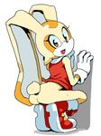  clothing cream_the_rabbit dress female gloves lagomorph mammal rabbit sega solo sonic_(series) sonic_team tamagoro 