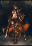  animal_humanoid breasts canine clothed clothing female fox fox_humanoid hair humanoid kardie looking_at_viewer mammal multi_tail solo standing wide_hips 