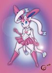  anthro blue_eyes clothed clothing eeveelution gavalanche mammal nintendo pok&eacute;mon sylveon video_games 