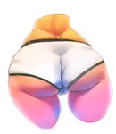  anthro big_butt butt cartoon_network clothed clothing female humanoid musikalgenius panties penny_fitzgerald shape_shifter simple_background solo the_amazing_world_of_gumball underwear white_background 