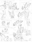  anthro black_and_white canine clothed clothing comic disney drawning family female fox judy_hopps lagomorph male male/female mammal monochrome nick_wilde open_mouth rabbit short_comic simple_background size_difference smile white_background zootopia 