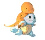  2015 ambiguous_gender bluekomadori charmander claws crying duo eyes_closed feral flaming_tail invalid_tag nintendo pok&eacute;mon reptile running scalie shell simple_background squirtle tears toe_claws turtle video_games white_background wounded 