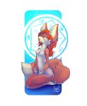  anthro biped canid canine clothed clothing digital_drawing_(artwork) digital_media_(artwork) female fox kiaun mammal simple_background solo susu 