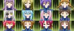  :3 =_= anger_vein bangs black_gloves blue_eyes blue_hair blush brown_hair cinque_(nanoha) closed_mouth cyborg deed_(nanoha) dieci_(nanoha) due_(nanoha) earrings eyebrows_visible_through_hair eyepatch fingersmile forced_smile forehead_protector fur_collar glasses gloves green_eyes hair_between_eyes hair_tie half-closed_eyes hands_up headgear jewelry long_hair looking_at_viewer lyrical_nanoha mahou_shoujo_lyrical_nanoha_strikers military military_uniform multiple_girls nove_(nanoha) numbers'_uniform numbers_(nanoha) orange_eyes otto_(nanoha) pink_eyes pink_hair portrait purple_hair quattro_(nanoha) red_eyes red_hair sein_(nanoha) sette_(nanoha) shiny shiny_hair short_hair silver_hair smile spiked_hair tre_(nanoha) uniform uno_(nanoha) wendi_(nanoha) yellow_eyes 