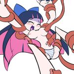  animated breast_suck breasts captive clothing female laugh legwear licking not_furry panties panty_and_stocking_with_garterbelt stockings sucking tentacles tickling tongue tongue_out underwear zedrin 