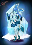  animal_humanoid anthro big_breasts blue_eyes breasts cat_humanoid clothed clothing eeveelution feline female gavalanche glaceon humanoid mammal nintendo pok&eacute;mon video_games 