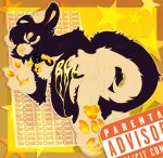 anthro bolt_(cloudy_hyena) butt canid canine claws cloudy_hyena fur genitals grin grinning_at_viewer hi_res male mammal multicolored_body multicolored_fur pawpads smile smiling_at_viewer solo splynter trans_(lore) trans_man_(lore) vulva yellow_pawpads