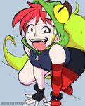  crazy_smile demencia downscaled gloves highres long_hair looking_at_viewer md5_mismatch resized villainous whateverchan 