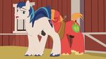  3d_(artwork) anal animated big_macintosh_(mlp) digital_media_(artwork) duo equine friendship_is_magic horn horse loop male male/male mammal my_little_pony oral penis rimming sex shining_armor_(mlp) sidekick unicorn 