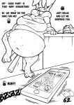anthro belly big_belly big_breasts bloated bodily_fluids breasts breath breathing breathing_noises burger calling canid canine cellphone clothed clothed_anthro clothed_female clothing comic dialogue disney duo electronics english_text fat_face feederism feeding feeding_partner female food fox fully_clothed fully_clothed_anthro fully_clothed_female furniture haseth hi_res huge_belly huge_breasts hyper hyper_belly immobile immobilization judy_hopps kitchen_counter lagomorph leporid male mammal nick_wilde obese obese_anthro obese_female offscreen_character offscreen_male out_of_breath overstuffed overstuffing overweight overweight_anthro overweight_female panting phone phone_ringing rabbit sketch sketch_page smartphone stool stuffing sweat sweaty_belly sweaty_body sweaty_breasts sweaty_face sweaty_legs text zootopia