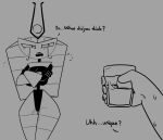 alien alien_humanoid animal_humanoid arthropod arthropod_humanoid bodily_fluids breasts dialogue duo english_text female genital_fluids greyscale hi_res human humanoid insect insect_humanoid male mammal mdthetest milk monochrome my_life_as_a_teenage_robot nickelodeon not_furry simple_background sweat text vaginal_fluids vexus