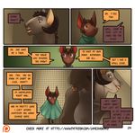  bat comic demon james_howard macro mammal patreon size_difference 