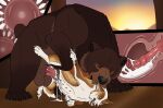  2025 bear bodily_fluids brown_bear canid canine canis cum cum_in_vagina cum_inside duo female female_penetrated feral feral_on_feral feral_penetrated feral_penetrating feral_penetrating_feral genital_fluids hi_res impregnation internal killthe_demon larger_male male male/female male_penetrating male_penetrating_female mammal penetration penile penile_penetration penis_in_vagina sex size_difference smaller_penetrated ursine vaginal vaginal_penetration wolf 